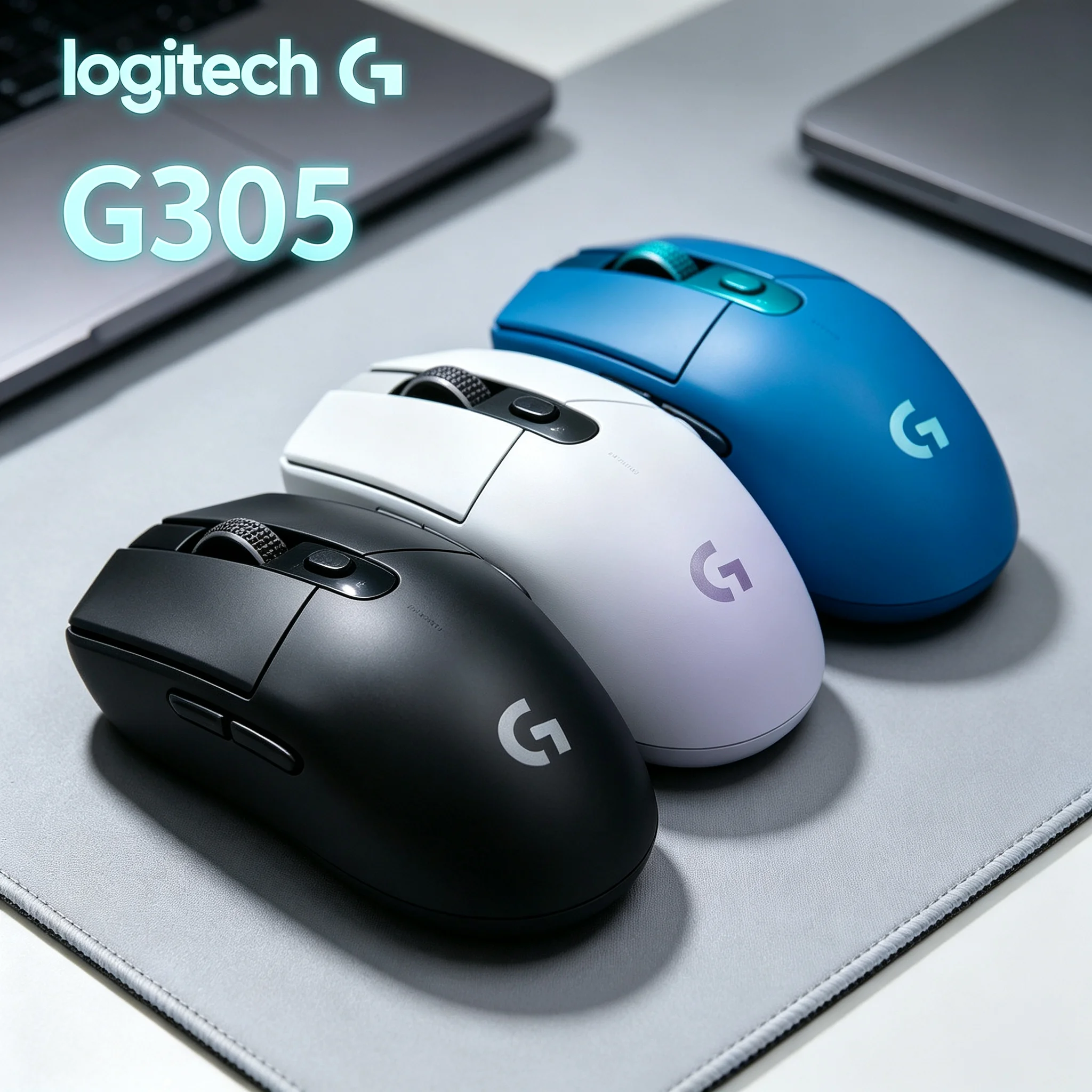 Logitech G305 Adjustable Polling Rate Wireless Mouse For Esports Gaming Office Work Daily Life PC Mac Laptop Computer Mice