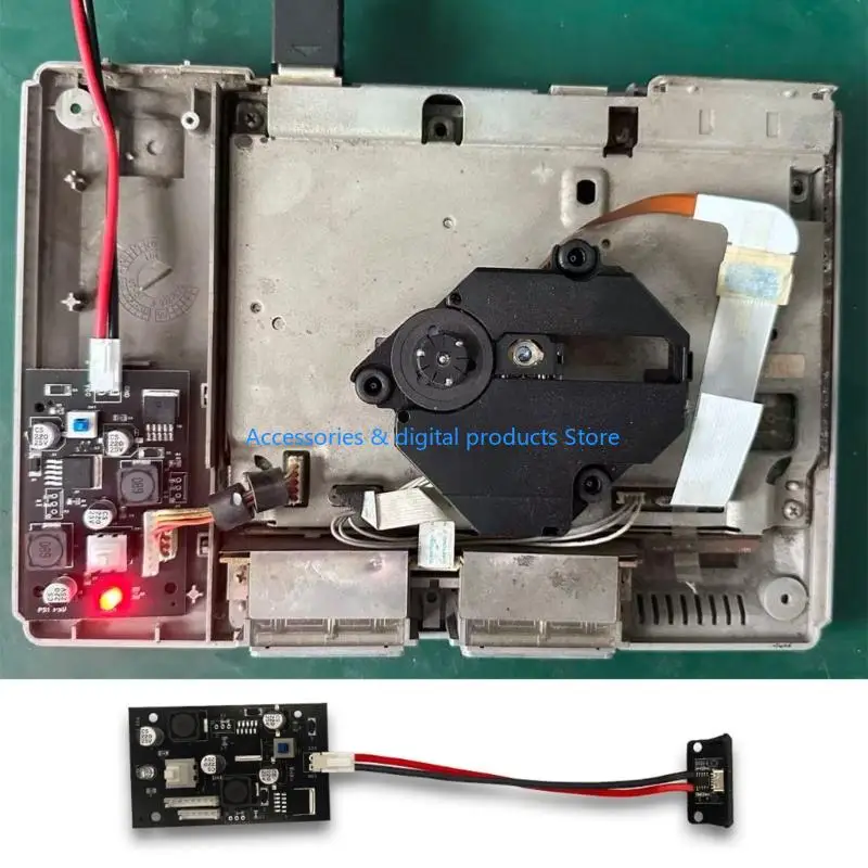 77JD Power Supply Board Unit with Type C Interfaces for PS1 Game Console Gaming Accessories Lowers Temperature