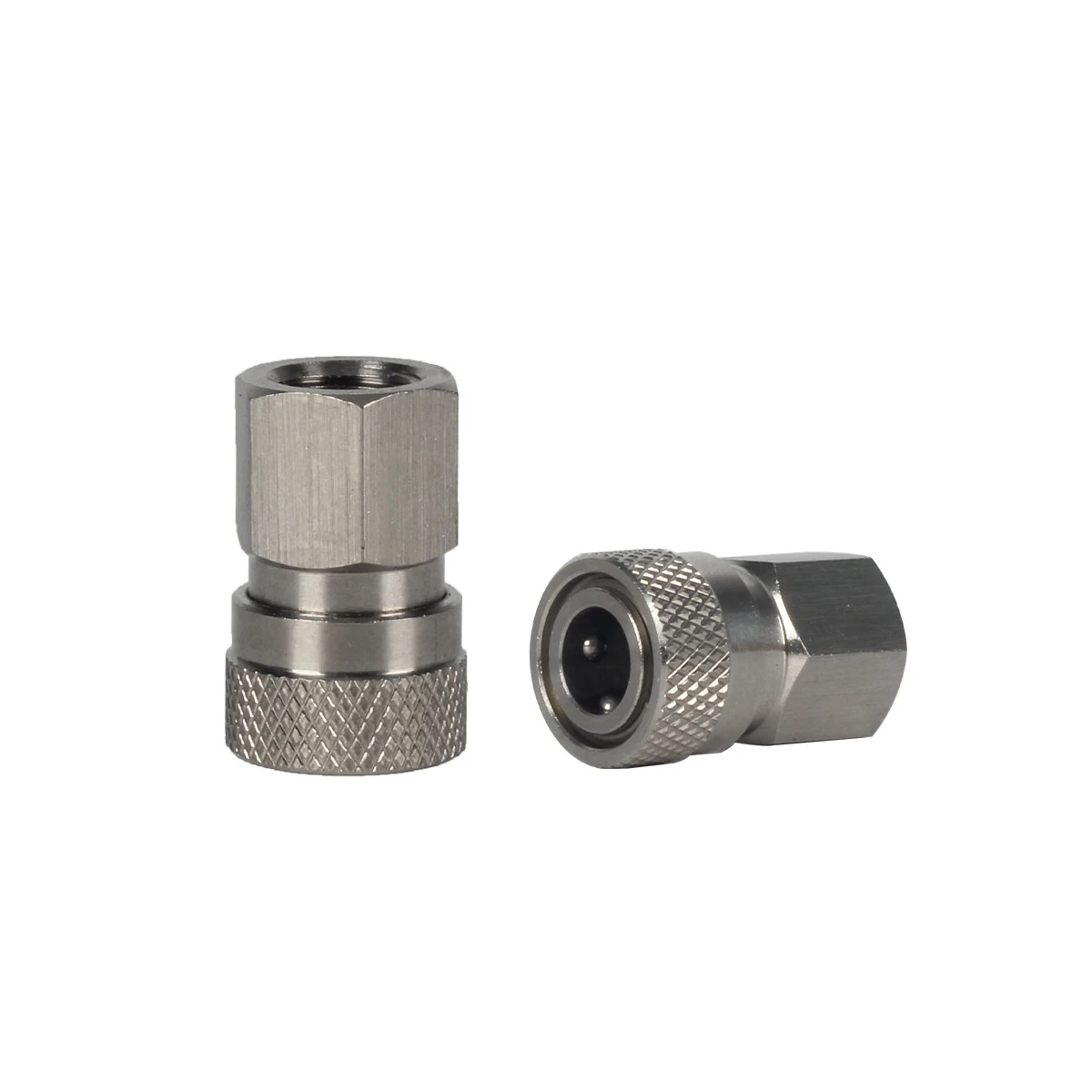 

Быстроразъемная муфта из нержавеющей стали M10/NPT/BSPP 8 мм, пневматический фитинг высокого давления 45 МПа (1 шт.)