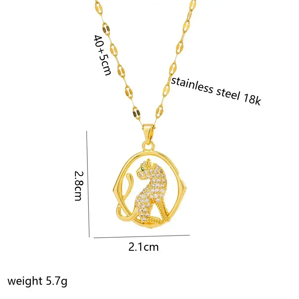 A niche hip-hop accessory specially designed for women, copper-plated 18K gold, zircon gold