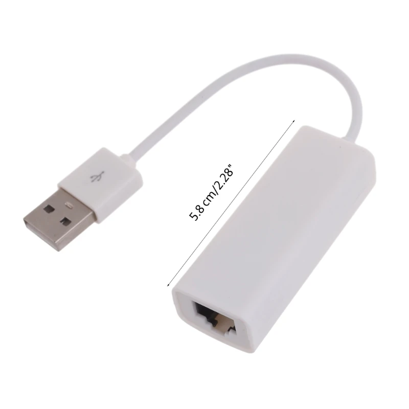 Zewnętrzna karta sieciowa USB 10/100Mbps USB2.0 na RJ45 Konwerter adaptera Gigabit Ethernet do tabletu