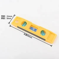 Mini 3 Bubble Level with Keychain Tor pedo Magnetic Gradienter Level Measuring Tool Plumb/Level/45-Degree Measuring 3