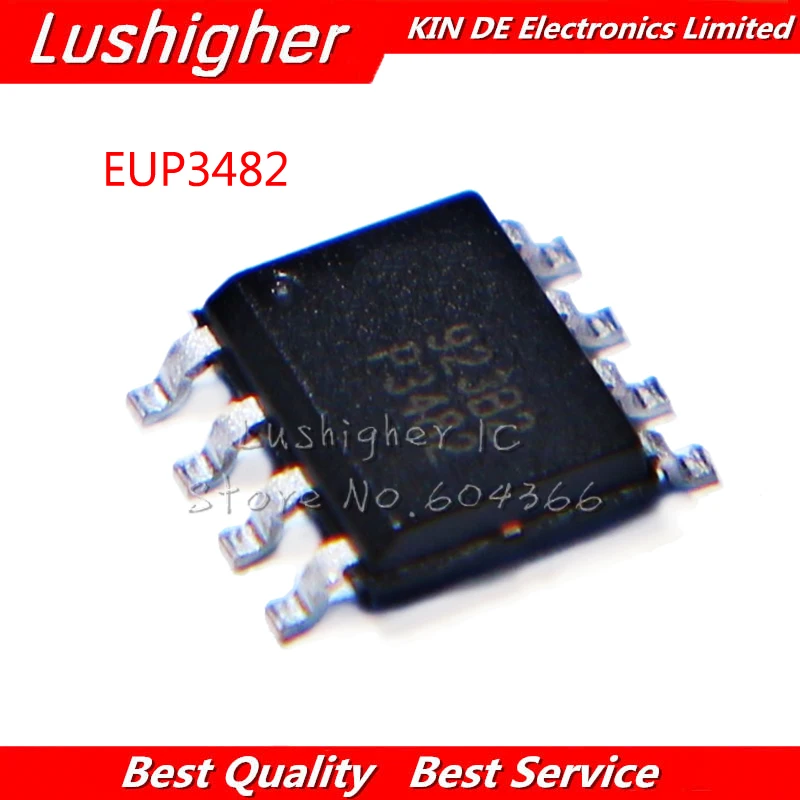 10pcs EUP3482 SOP-8 EUP3482D1 P3482 SOP8 EUP3482D1R1 EUP3482AD1R1