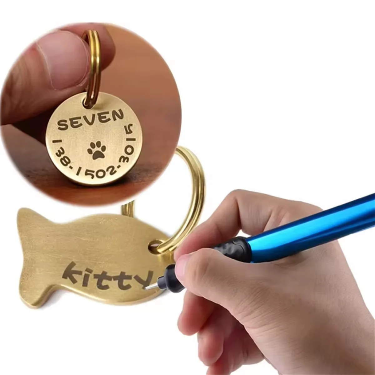 

ABNJ Electric Micro-Engraver Pen Carve Cordless Precision Engraver Engraving Tool for DIY Jewellery Making Metal Glass Wood