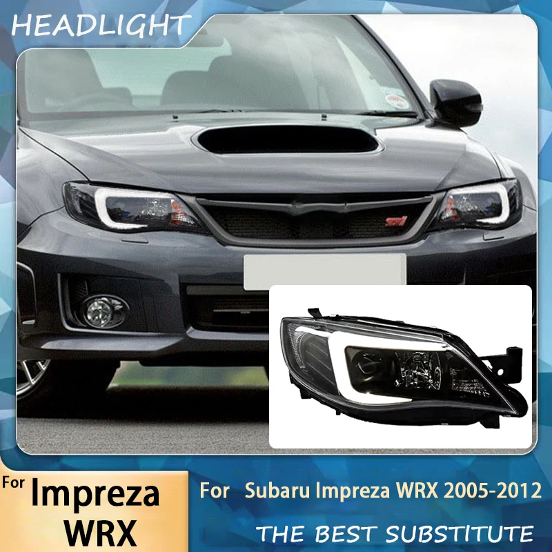 Car Styling for Subaru Headlight WRX 2005 2006 2007 2008 2009-2012 Impreza Headlamps DRL Turn Signal High Beam Projector Lens