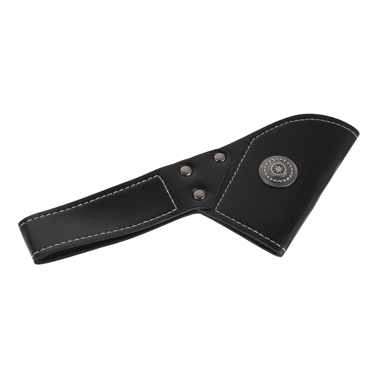 Camping Axe Blade Guard PU Sheath Snap Closure Outdoor Hatchet Edge Protector Safety Cover Chopping Bushcraft Forestry - view 5