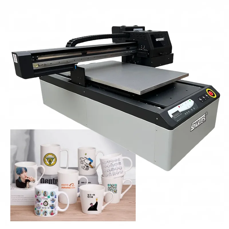 6090 24 inch UV DTF Flatbed Printer Colorful Digital Printing Machine Large Format uv Printer For Wooden Plastic Glass