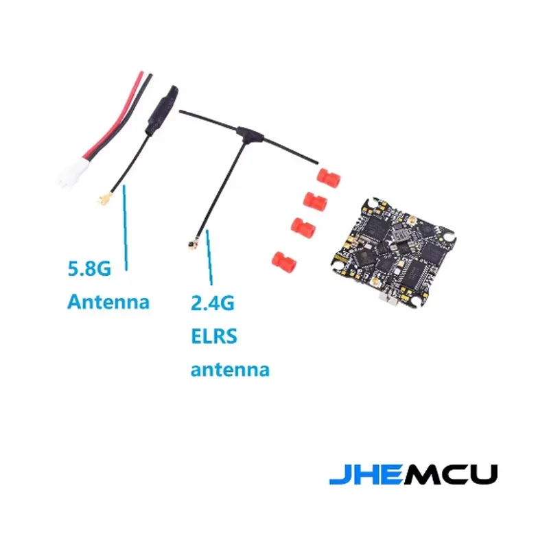 Kontroler lotu JHEMCU F411 ELVTX z odbiornikiem 5V BEC ELRS IMU ICM42688-P 25.5x25.5mm dla Betaflight RC Drone FPV Racing