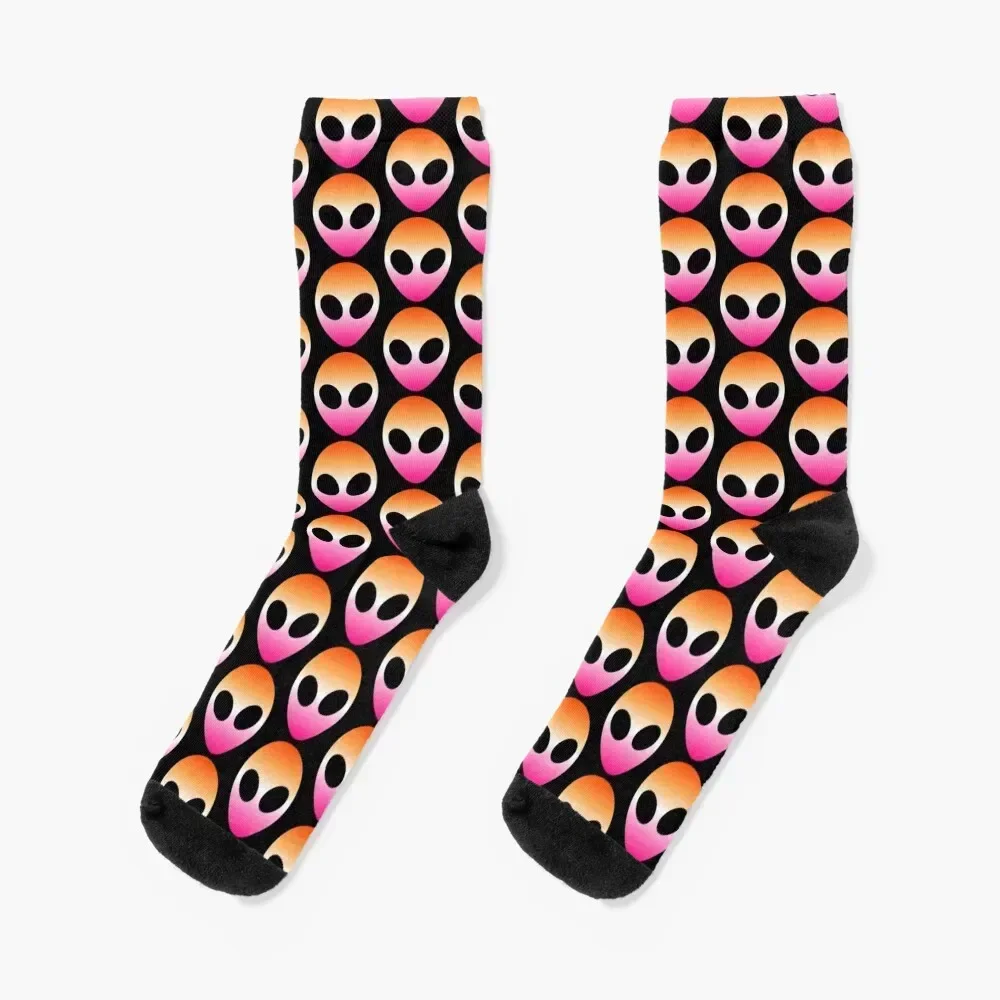 Lesbian Alien Socks warm winter with print sport man Girl'S Socks Men's
