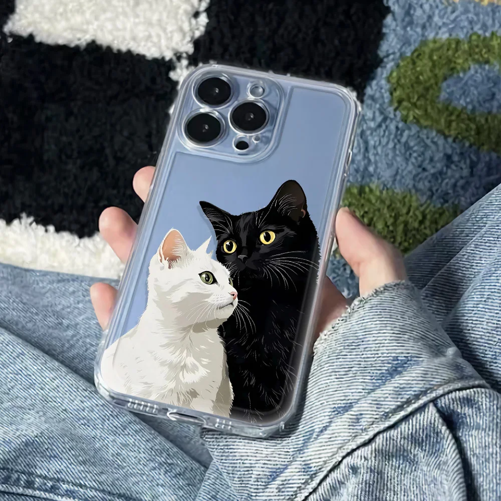 Moe Personalized Graffiti Phone Case 17 17air 16 15 14 13 12 11 Pro Max 7 8Mobile Phone Protective Case Soft Hard Cover Funda