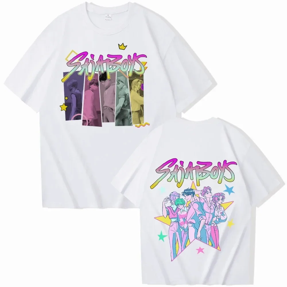 Kpop شيطان الصيادين Fanmerch ميرا رومي زوي هنتركس قميص الصيف الجرافيك قمصان مروحة هدية المرأة عادية تيز ملابس حريمي