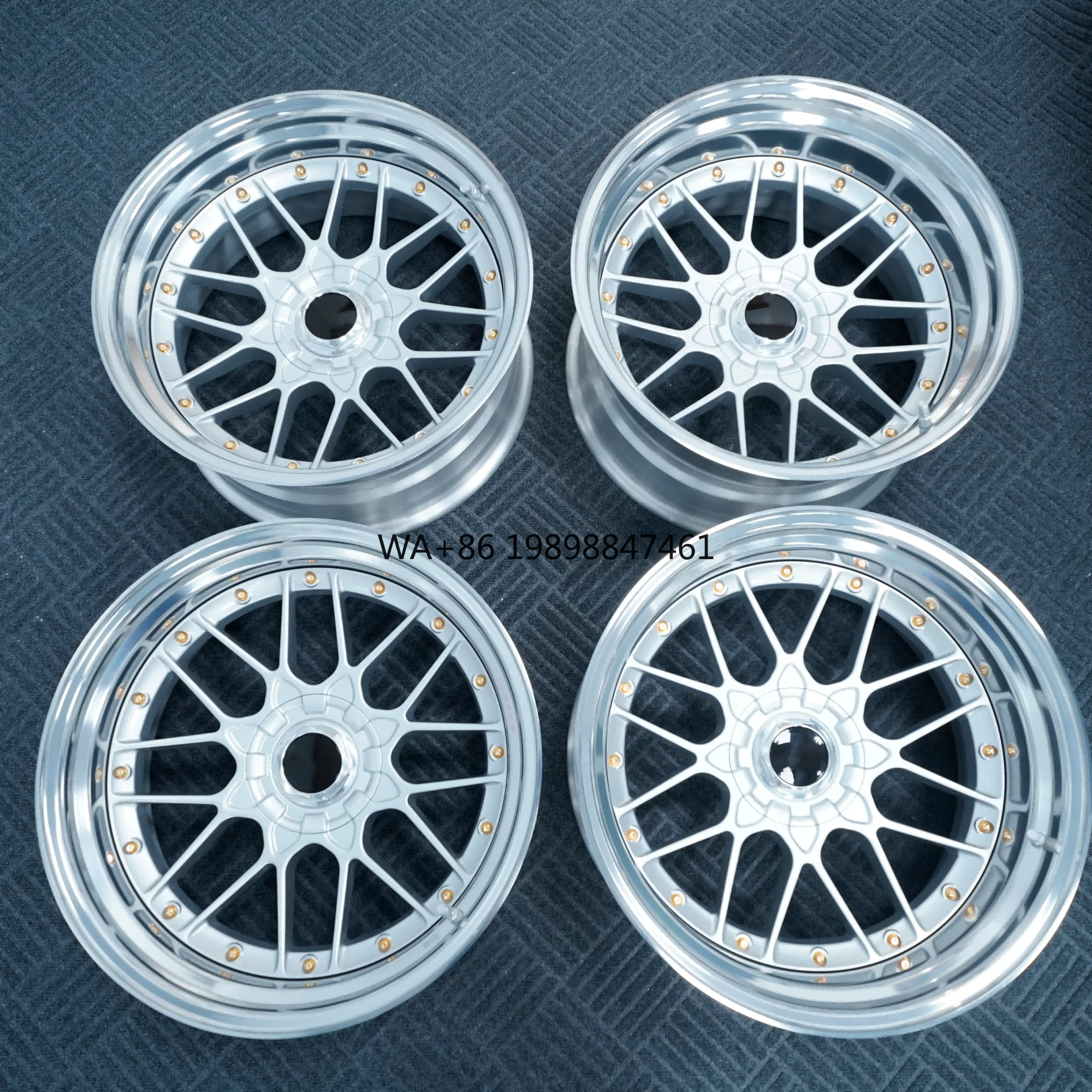 

for Forged Aluminum Alloy Wheels New Bright Silver 16-24 Inch Luxury high-end customization