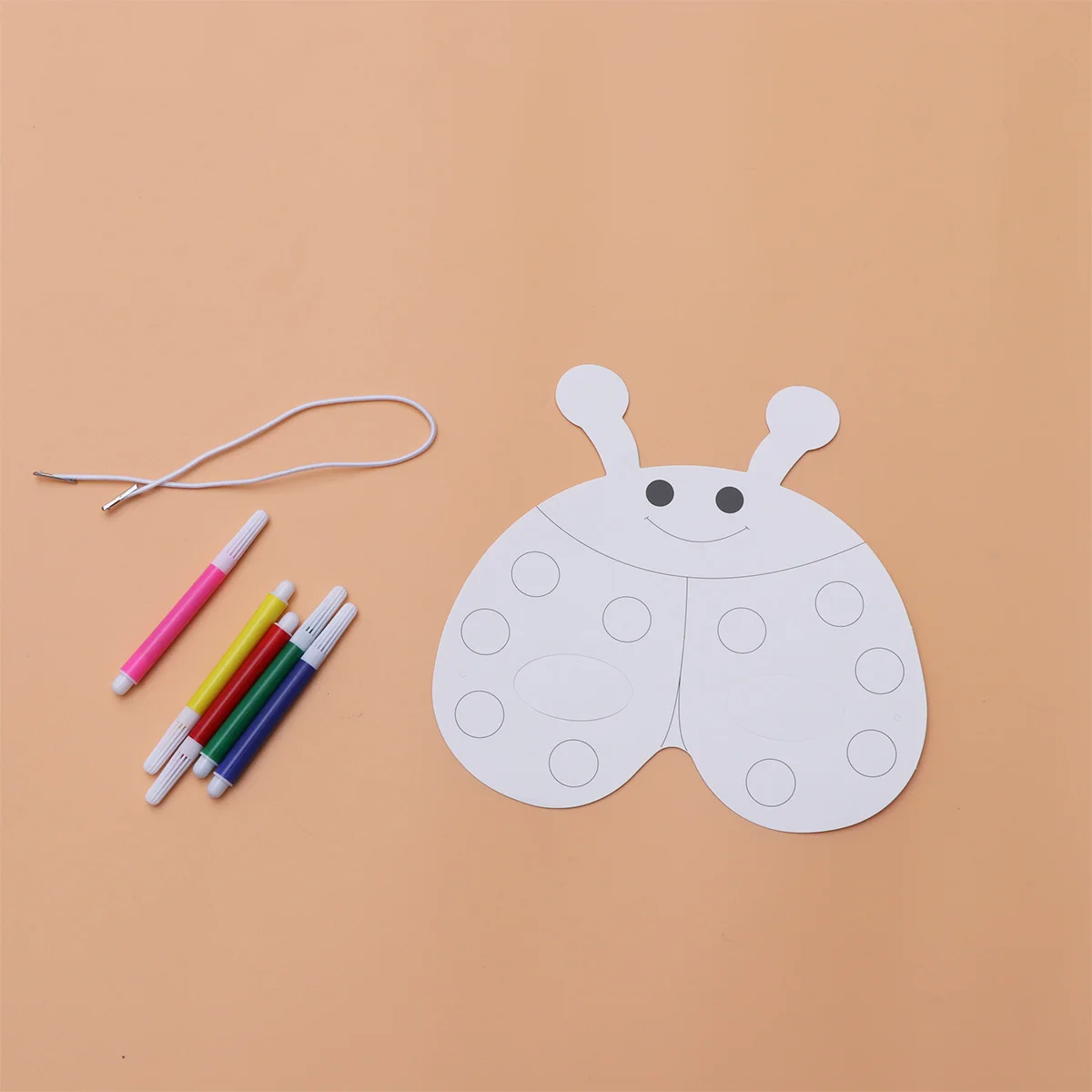 Hand Painted Mask Blank Masks to Paintable Sheep Craft Kid Paper Face Kids Ladybug Toys