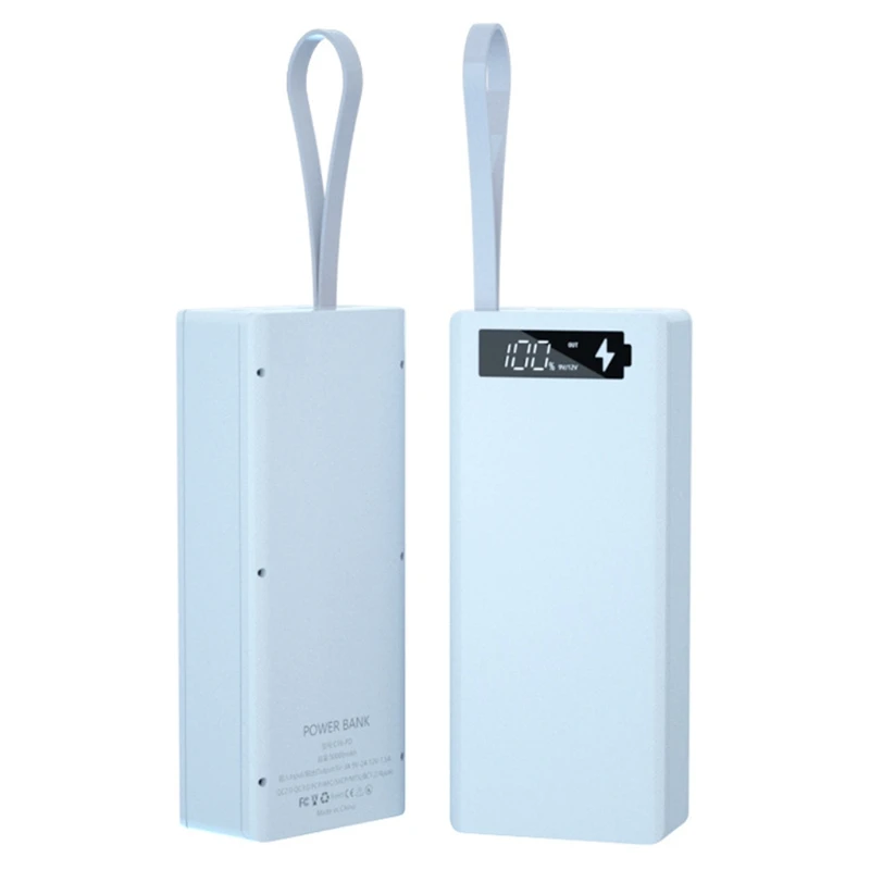 Съемный ЖК-дисплей C16 DIY 16x18650 Батарея для чехла Power Bank для корпуса Внешняя коробка без батареи Powerbank Pro