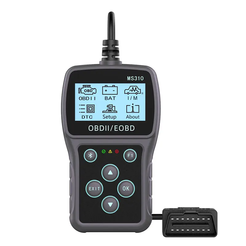 

OBD2 Car Diagnostic Tool Battery Tester Engine Fault Code Reader OBDII EOBD Scanner MS310 for Vehicle Check