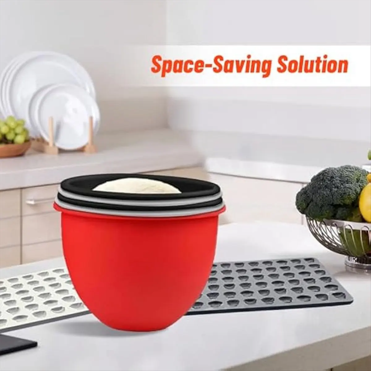 

Appliance Parts 3pcs Silicone Liners for 5Qt Mixers,Silicone Liners for Baking and Cooking,Mixer Attachments Accessories
