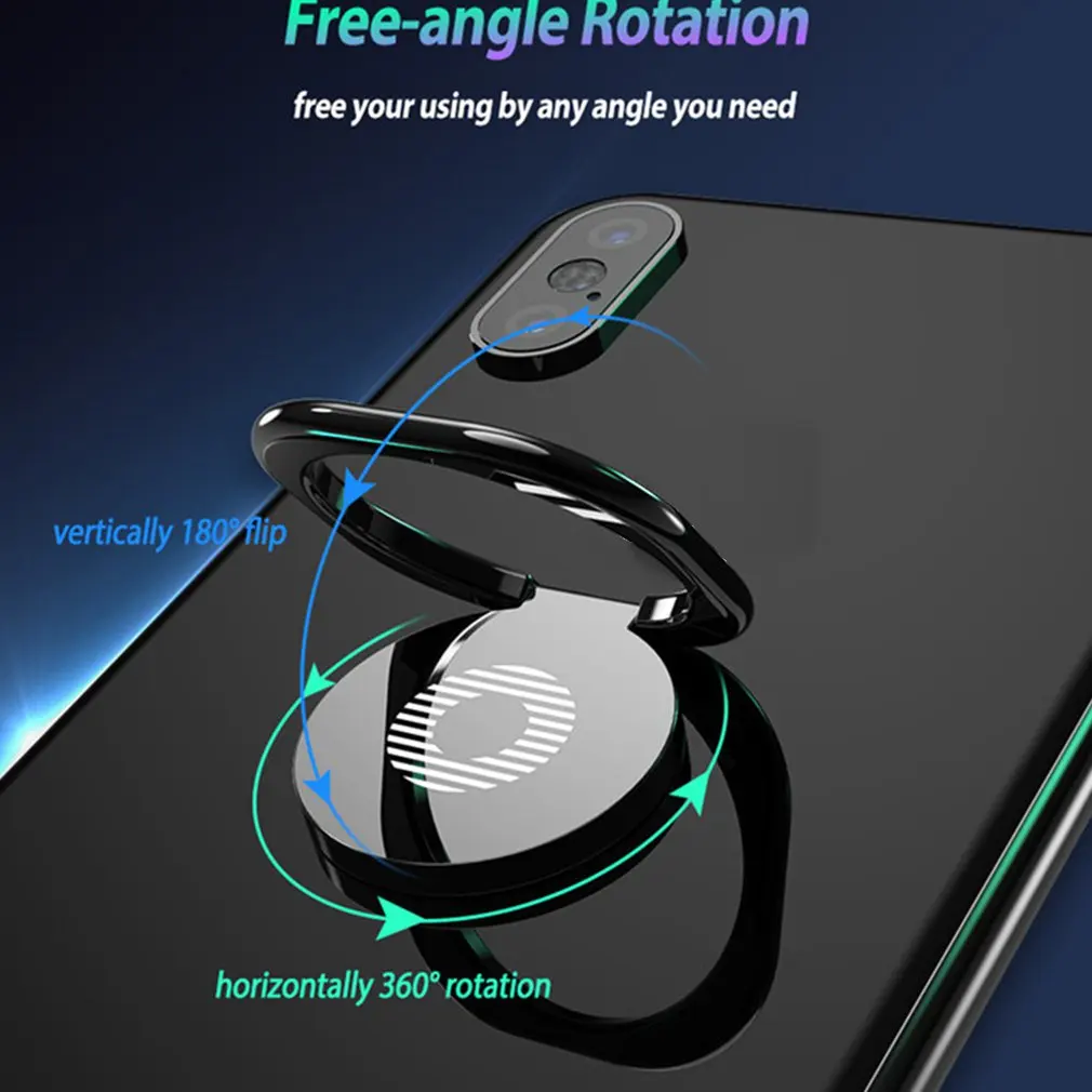 Fingerring halter 360-Grad-Handy Smartphone Fingerst änder halter runder Telefon ring Auto halterung Ständer