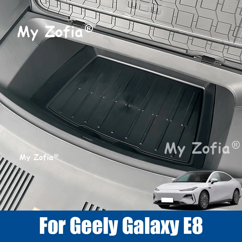 

For Geely Galaxy E8 2025 2026 Car Front trunk Cargo Liner All-Weather TPE Non-slip Trunk Mats Waterproof Tray Accessories