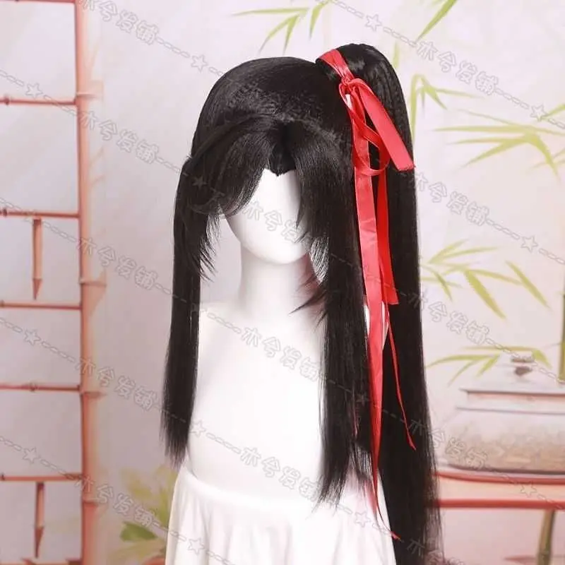 Muxi Hair Shop Youth Flower City Cosplay Wig One-Piece Side Ponytail Style Fake Hair Patch Beauty Point Finished Product
