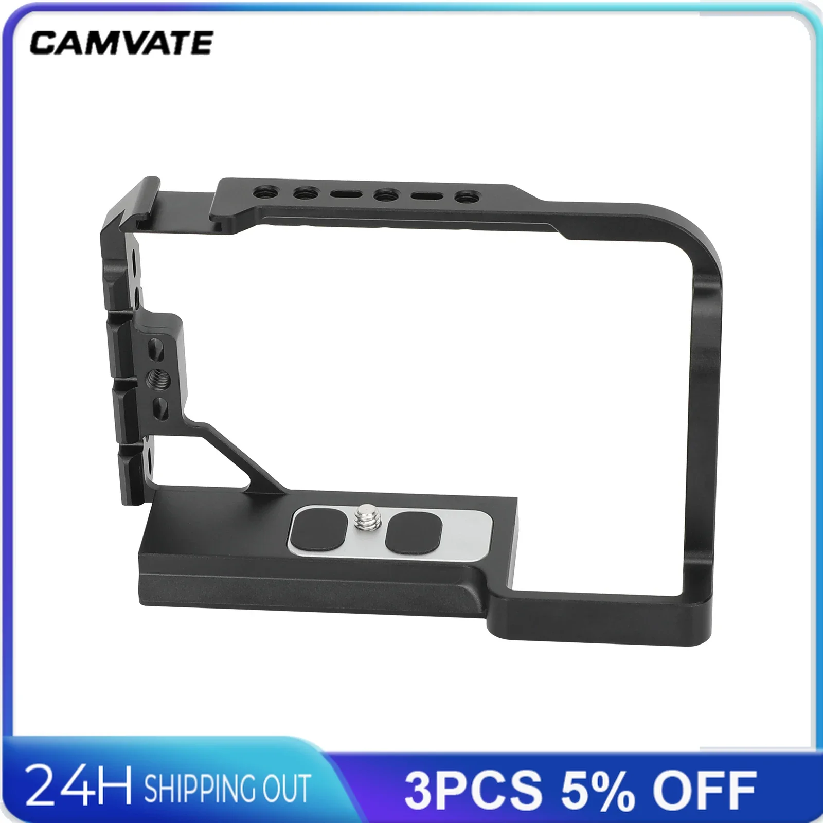 CAMVATE Full Camera Cage for Sony a7C/a7C II/a7CR With Integrated Arca-Type Base For Sony Protect Cage Kit