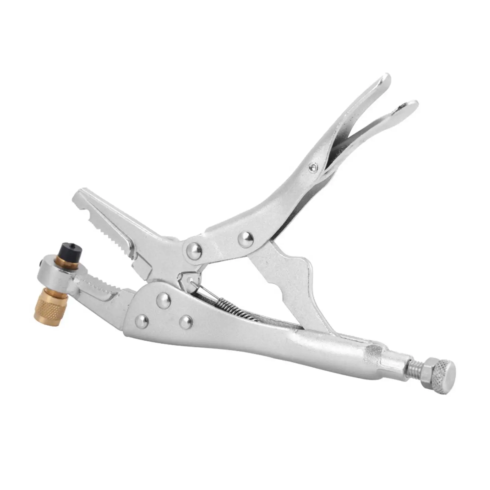 1/4 inch SAE Interface Steel Air Conditioner Refrigerant Recovery Plier CH-308 Sturdy Durable Refrigeration Tube Locking Plier