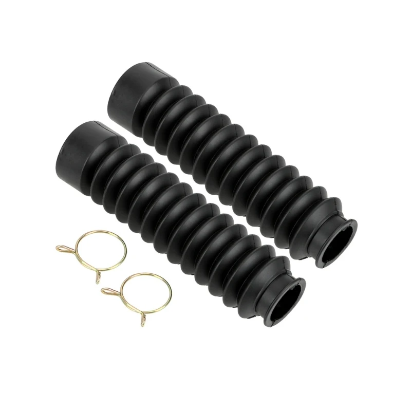 124B 2pcs Shock Protector Motorcycle Front Fork Cover Gaiters Boot for ZJ125