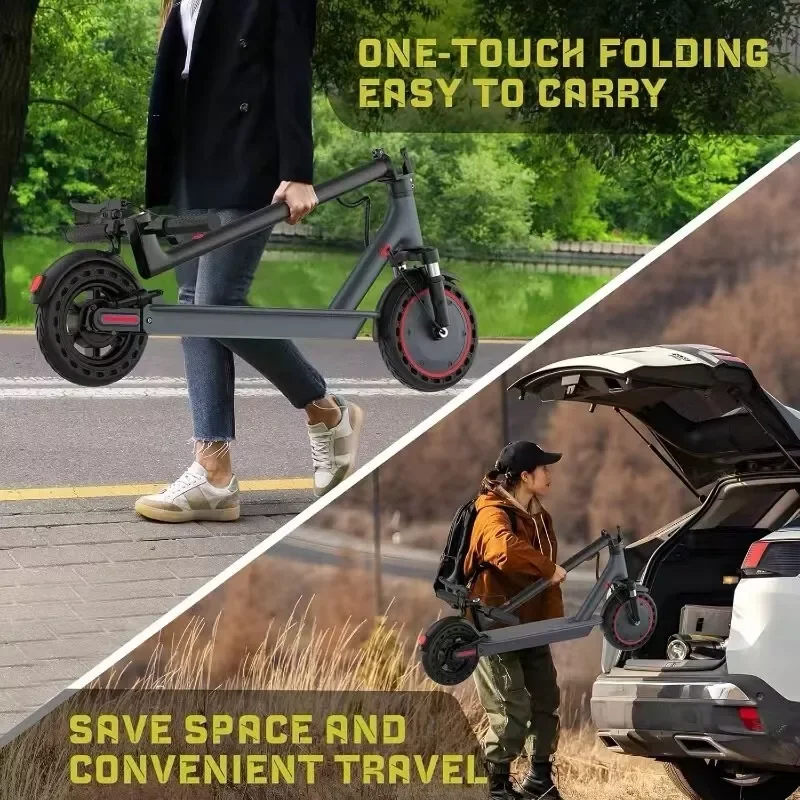 AOVOPRO TMAX 10inch Electric Scooter 500W 22MPH Adult APP Smart Scooter Shock-absorbing Anti-skid Folding Electric Scooter