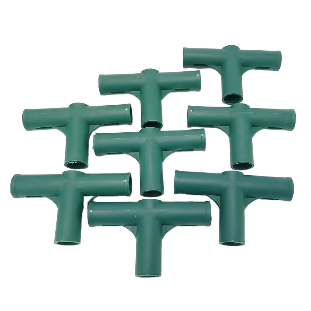 8pcs 19MM Plastic Fitting 4 Types Stable Support Heavy Duty Greenhouse Frame Building Connector Greenhouse Connector