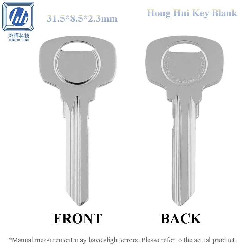 5-100pcs VO1H Brass Key Blank White Nickel Plated Large Head House Door Key Replacement for Locksmith Key Cutting Machine Supply