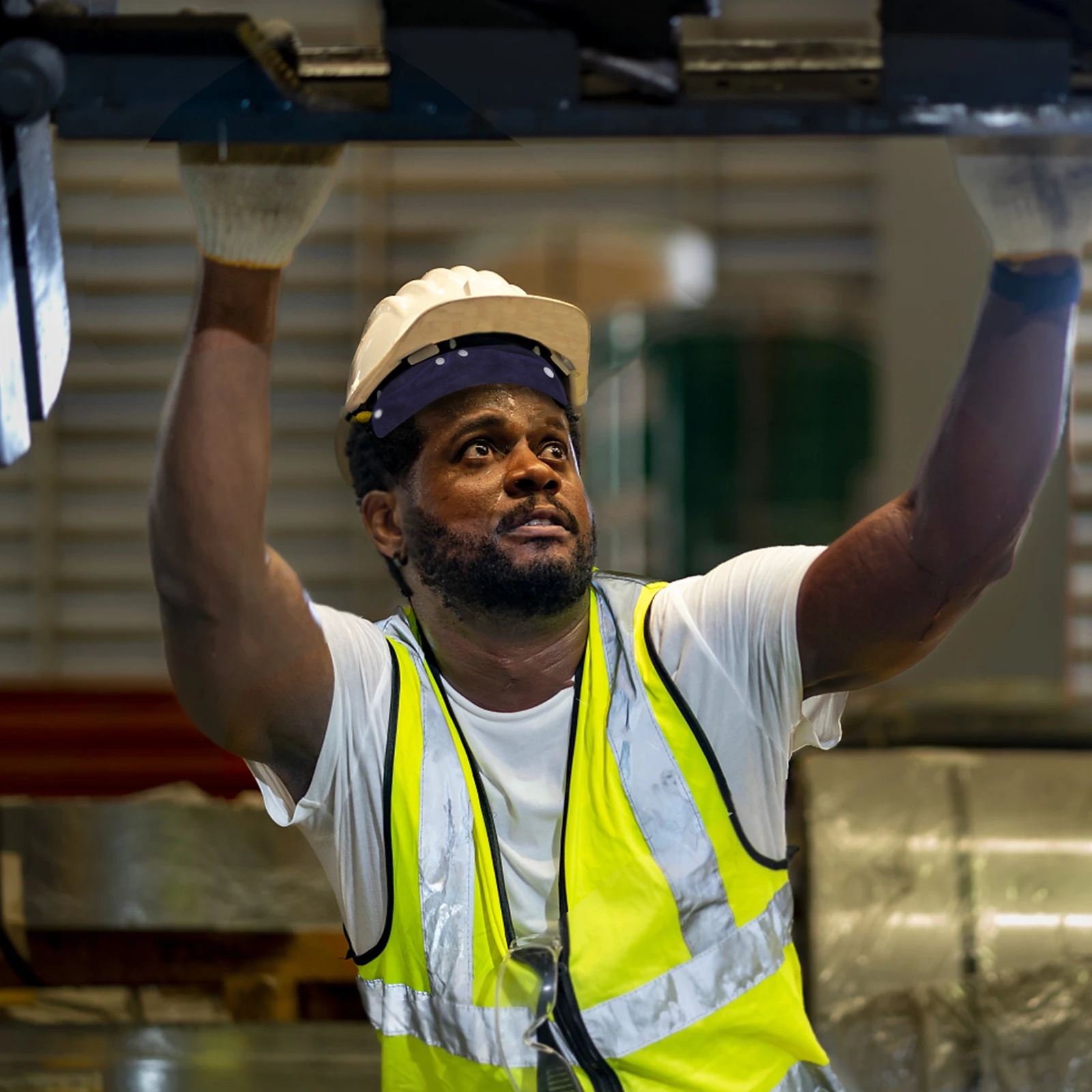 5 pezzi di fasce per il sudore per elmetto protettivo, lavabili, riutilizzabili, in stile fibbia, che assorbono il sudore, per caschi di sicurezza da costruzione