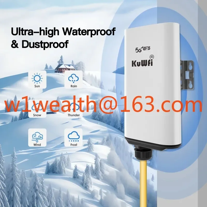 

C120 SA NSA WiFi 6 CPE Outdoor WiFi6 X55 System Outdoor 4G 5g Dual Band Router with SIM Card Slot