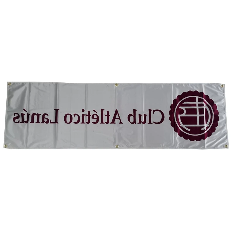 Argentina Club Atletico Lanus Banner Custom car banners 1.5*5ft (45*150cm)  Advertise Dec Indoor Outdoor Flags yhx0539