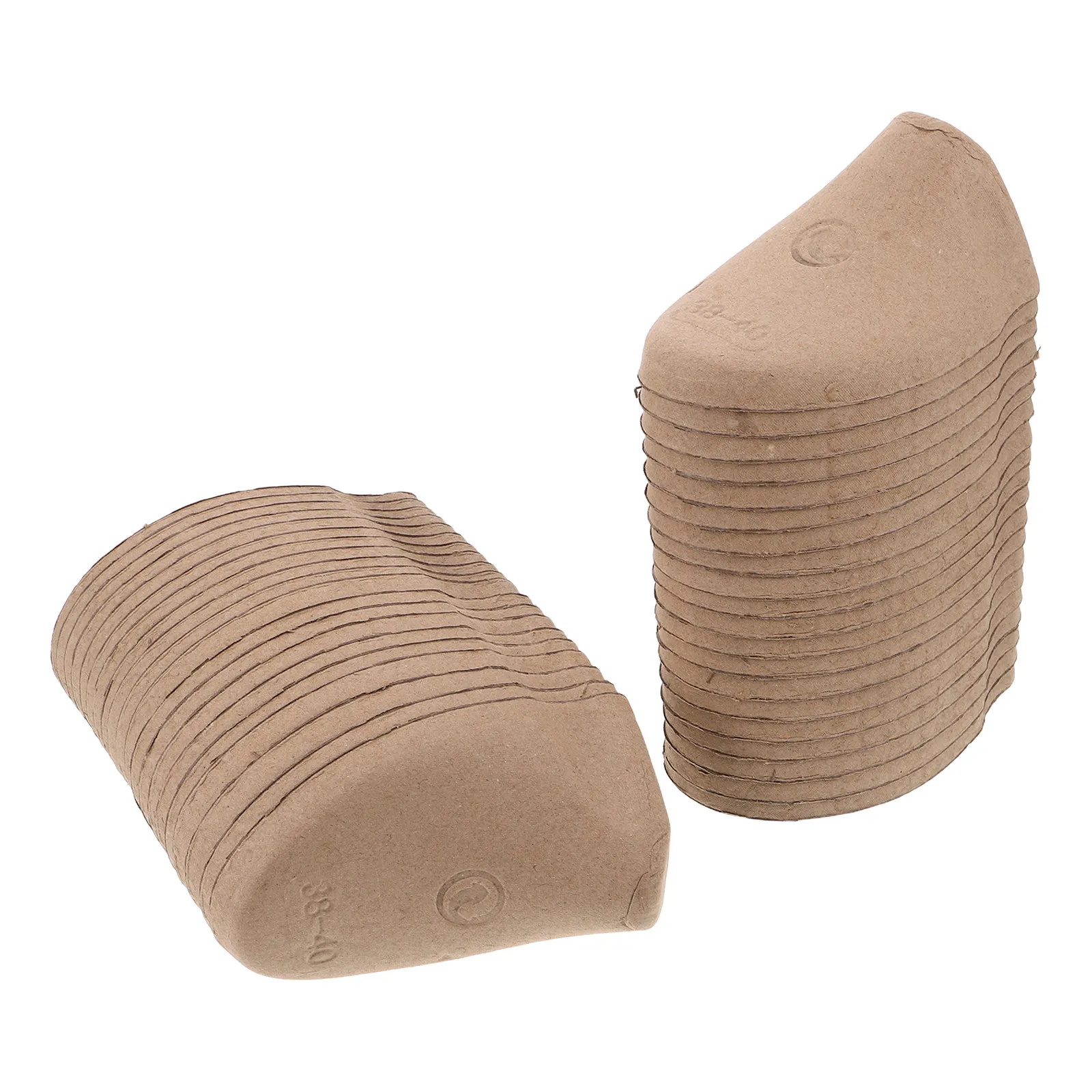 

20Pairs Reusable Boot Inserts Paper Pulp Shoe Trees for Men Women Boot Form Keepers Anti Deformation Protector for High Boots