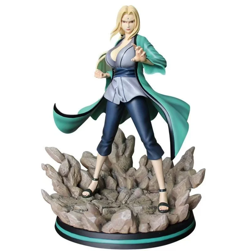 28cm Anime Naruto Hokage GK Tsunade Figure PVC Model Toys Doll high Quality Collect Ornaments Gifts