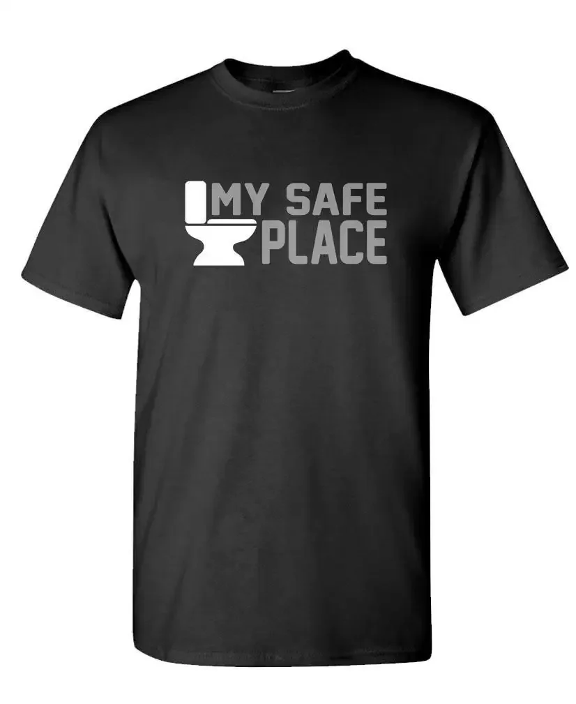 My Safe Place. Funny Humor Joke T-Shirt. Summer Cotton Short Sleeve O-Neck Mens T Shirt New S-3XL