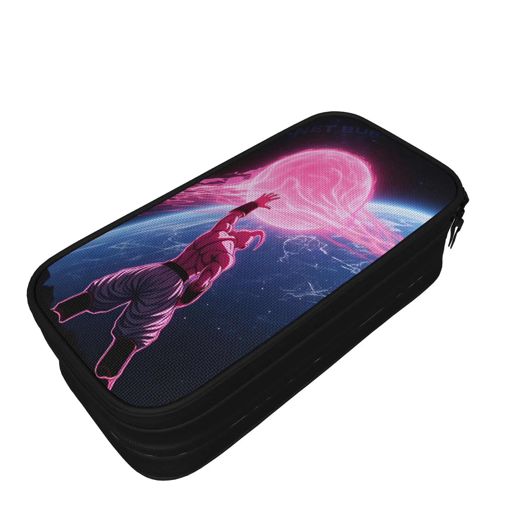 Pinks Monster  Pencil Case Dragon-Balls Double Layer Pencil Box Students Cute Large Back To School Pencil Cases Supplies