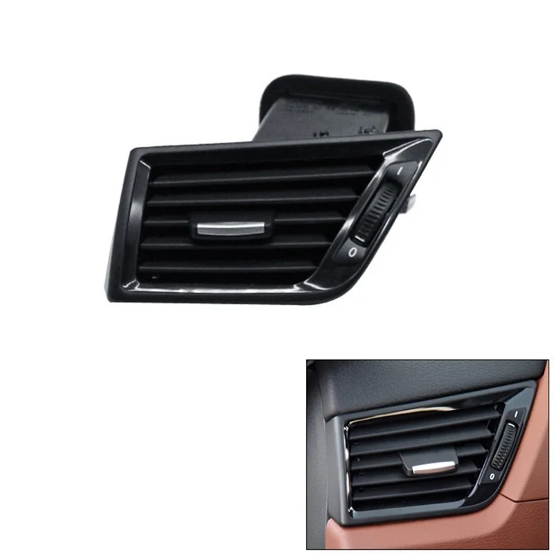 AT21-Dashboard Left Side AC Vent Outlet Grille Cover Assembly For BMW X1 E84 2010-2015 Air Conditioning Accessories