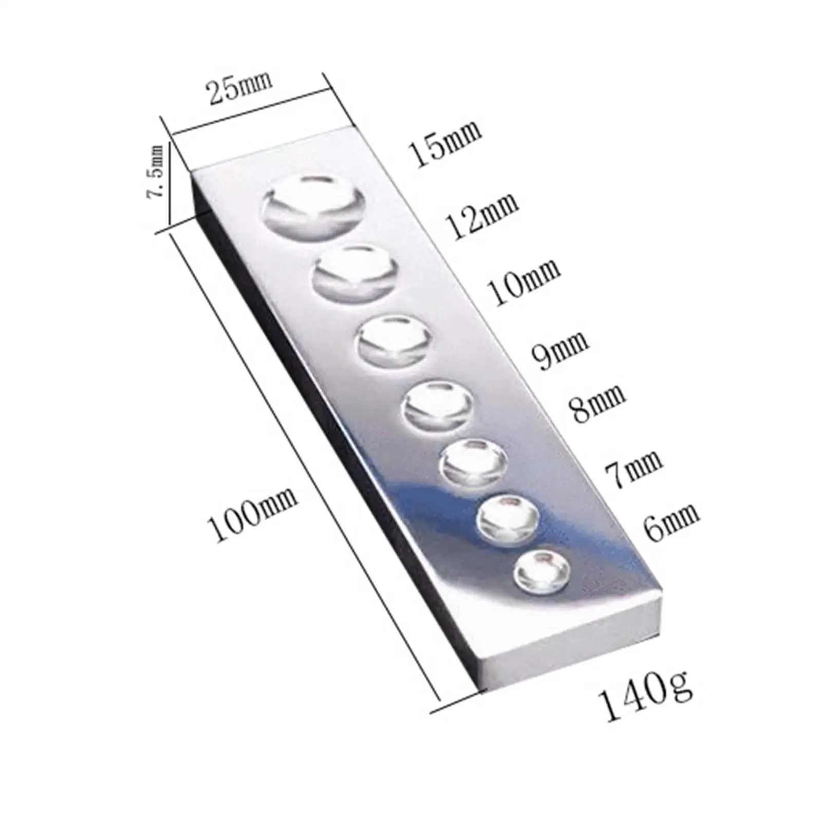 Base de ajuste de remaches de cuero, herramienta de perforación portátil multifunción con agujero de perforación DIY