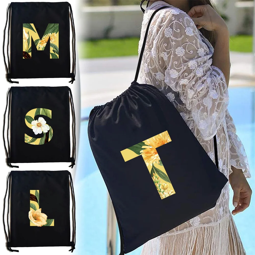 Unisex Handbag Canvas Storage Bag Suitable for swimming yoga shopping lightweight everyday storage