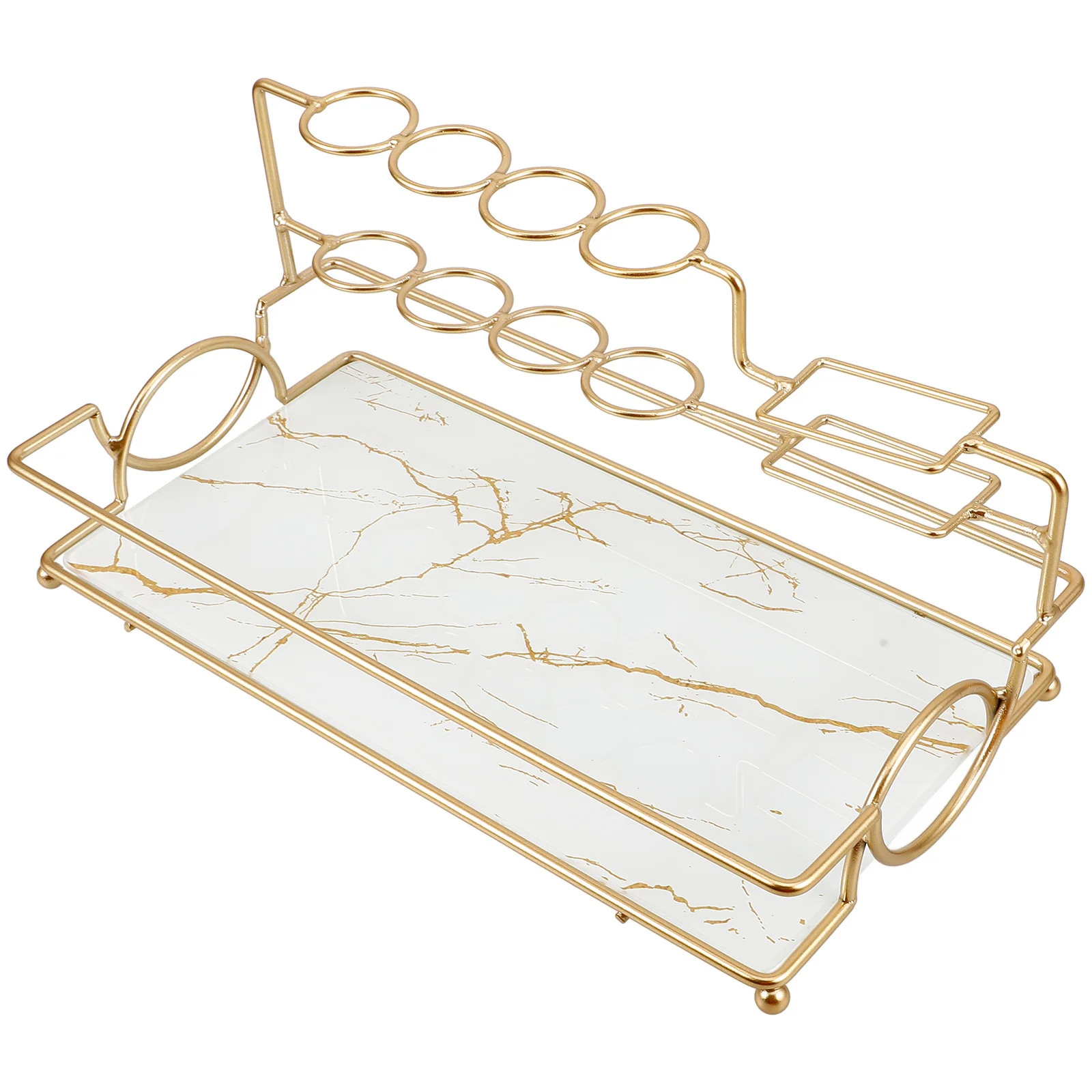 

Countertop Storage Holder Bathroom Organizer Rack Multi-Use Toothbrush Toothpaste Cosmetics Stand Stable Material