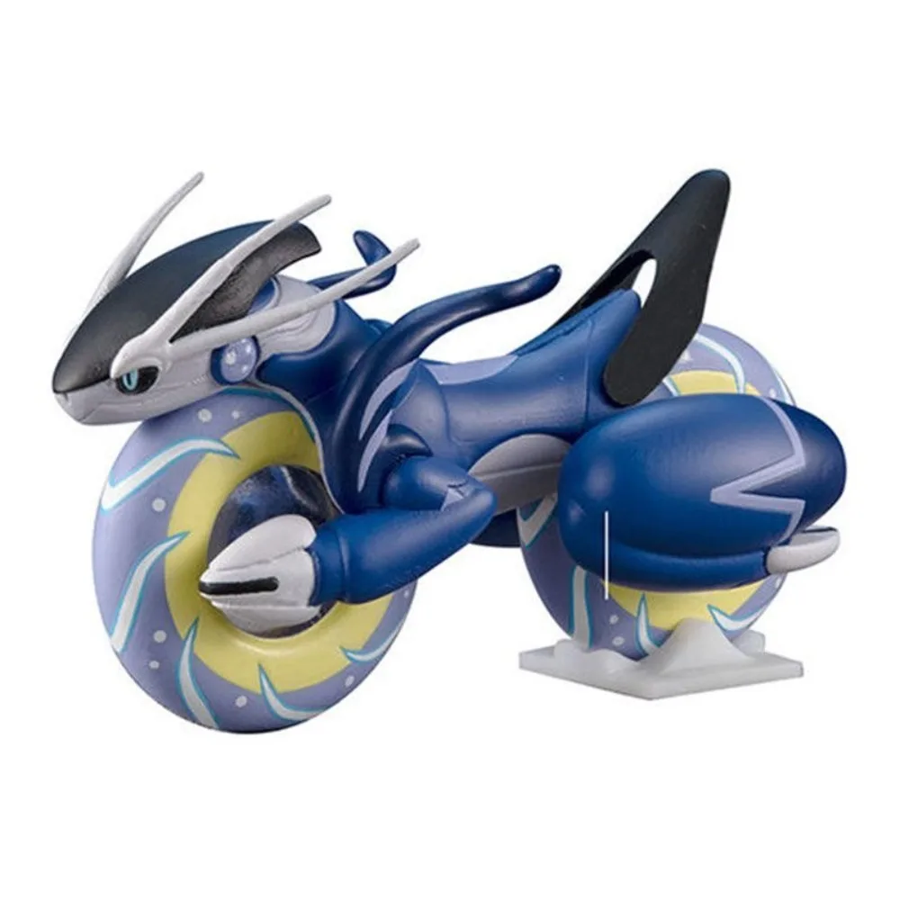 Figur Aksi Pokemon Asli Koraidon Miraidon Bentuk Sepeda Motor Mainan Model Koleksi Merah dan Violet Boneka Lucu Anak PVC