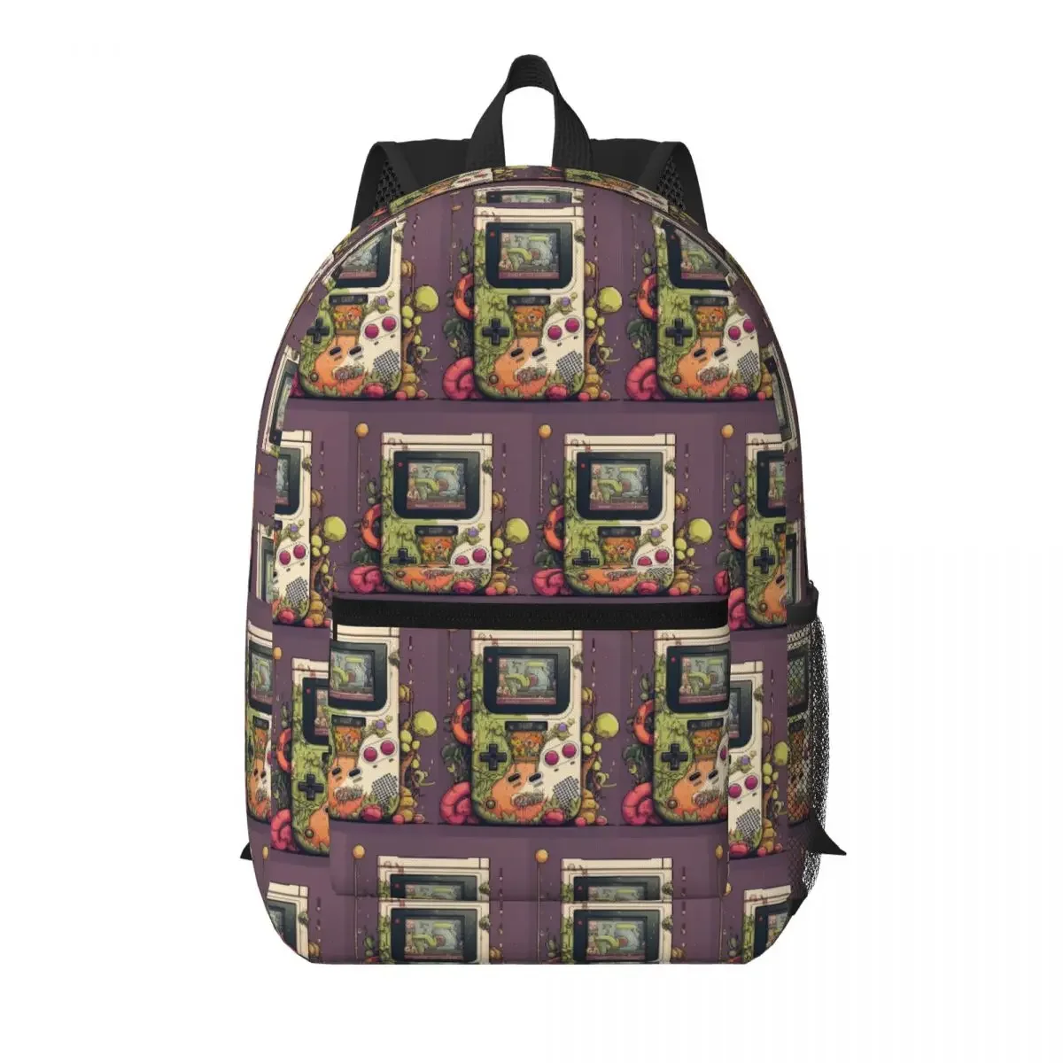 Handheld Game Console Controller Student Backpack School Bag Hiking Travel Daypack for Men Women Bookbag Shoulder Bags