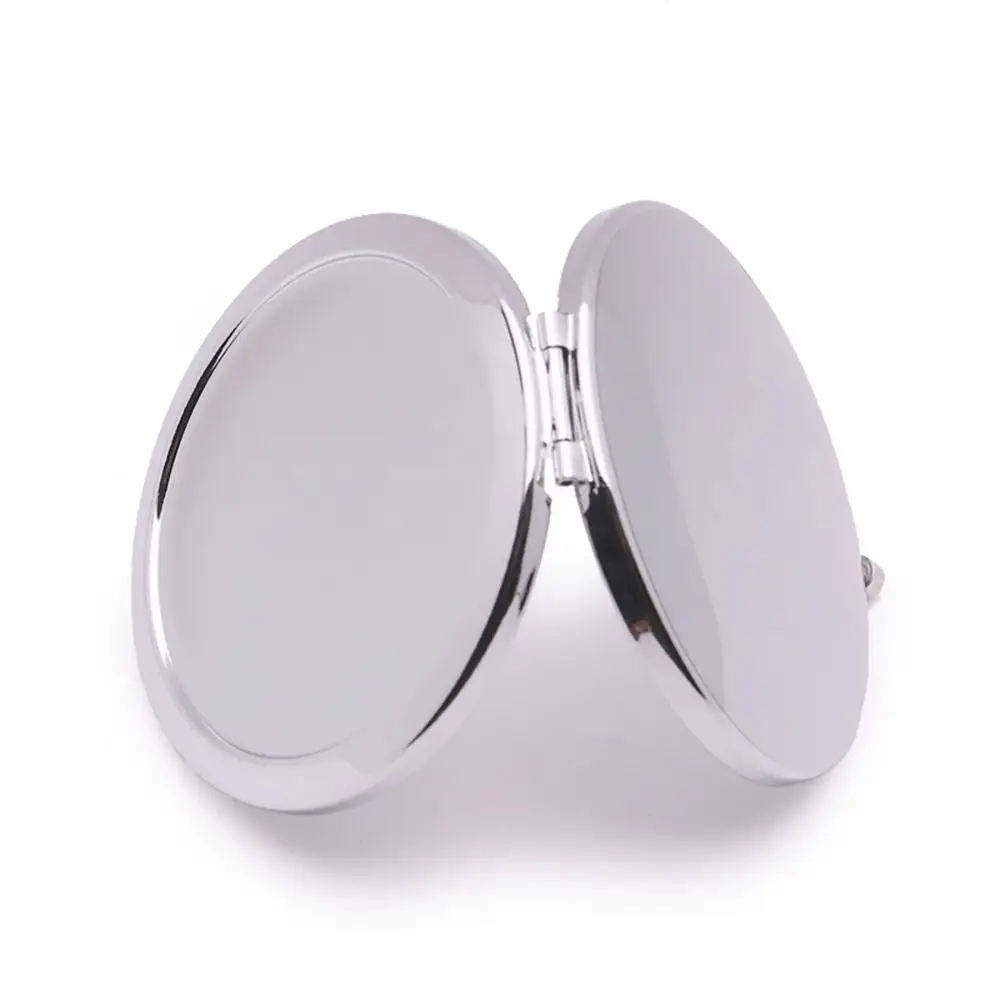 Convenient Small Portable Makeup Magnifying Mirror Portable Minimalism Cosmetic Mirror Folding Mini Mirror Female