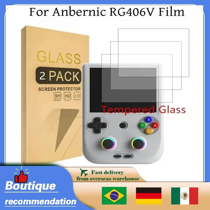 Portable Anbernic RG406V Tempered Glass Screen Protector Film RG406V Retro Console Screen Protector Glass Films Accessories Gift