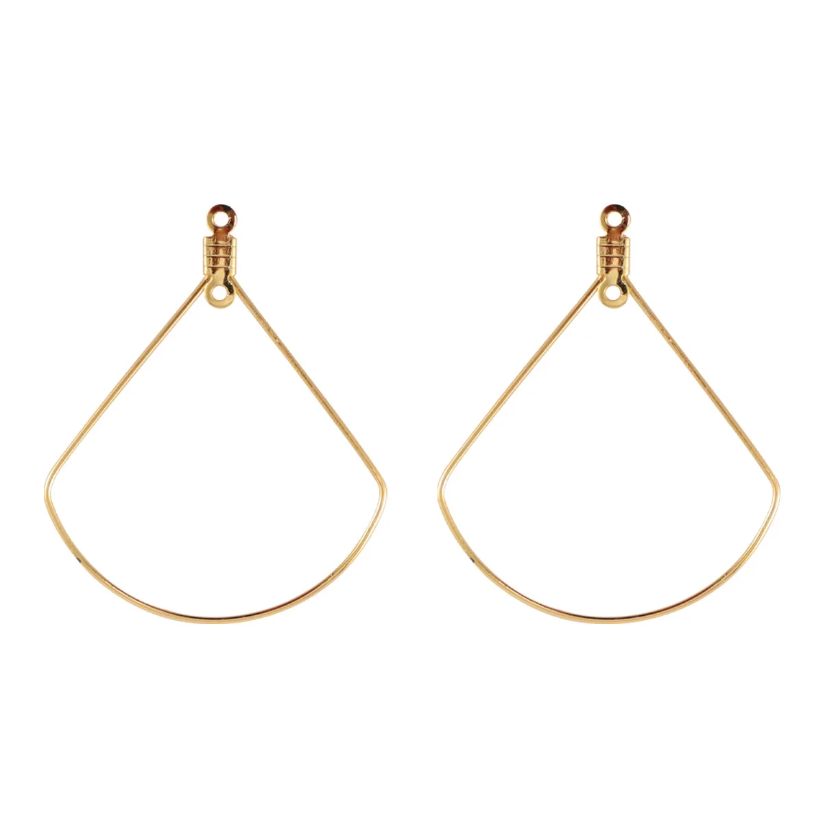 50Pcs Trendy Stainless Steel Earring Rings DIY Kit for Necklace Bracelet Craft Projects Jewelry Making Supplies