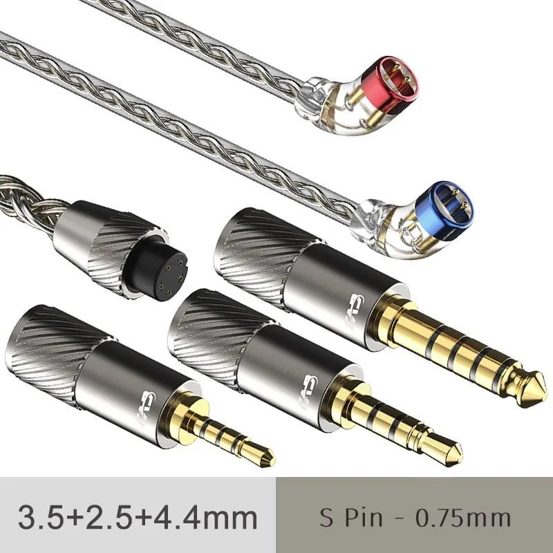 Cvj-スイッチ可能なオーディオケーブル付きイヤホン,200コア,2.5/3.5mm
