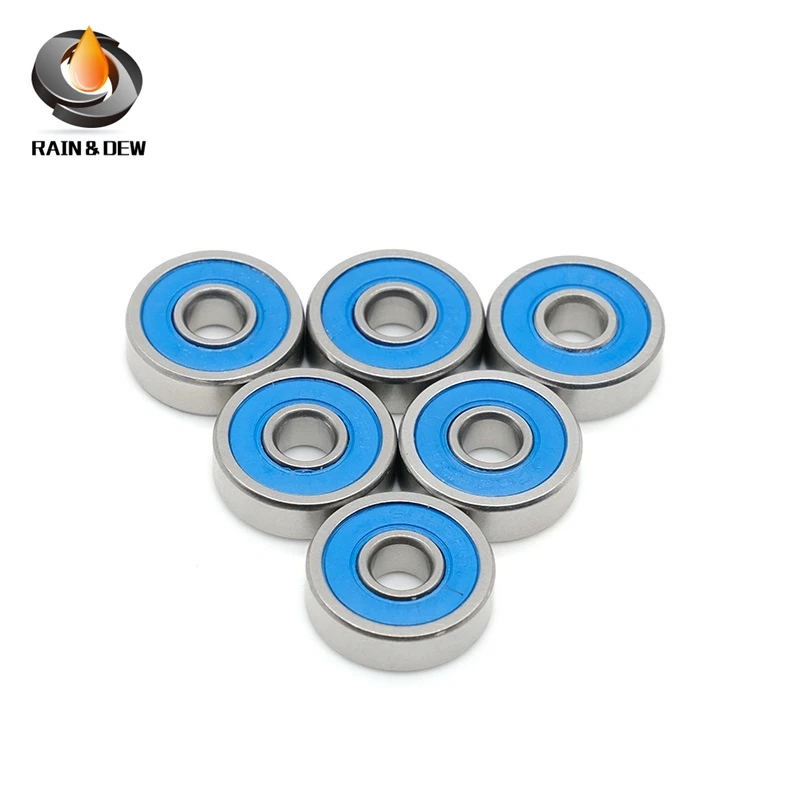 

10PCS MR63RS Bearing 3x6x2.5 mm ABEC-7 Hobby Electric RC Car Truck MR63 RS 2RS Ball Bearings MR63-2RS Blue Sealed