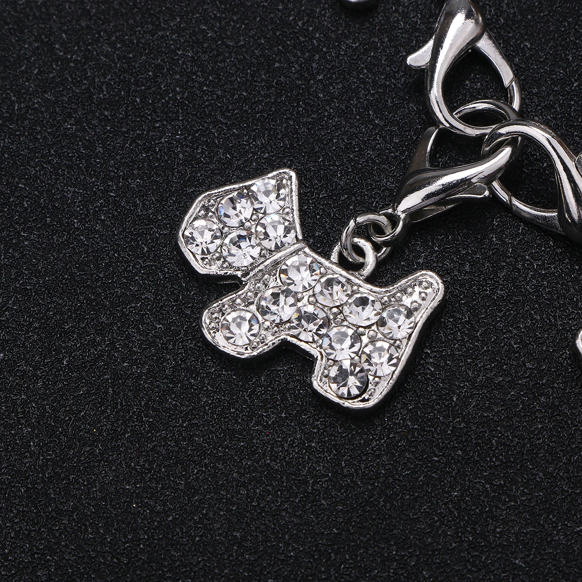 

3 Pcs Alloy Collar Tag Pet Dog Pendant Shaped Hanging Neck Chain Drop Accessories