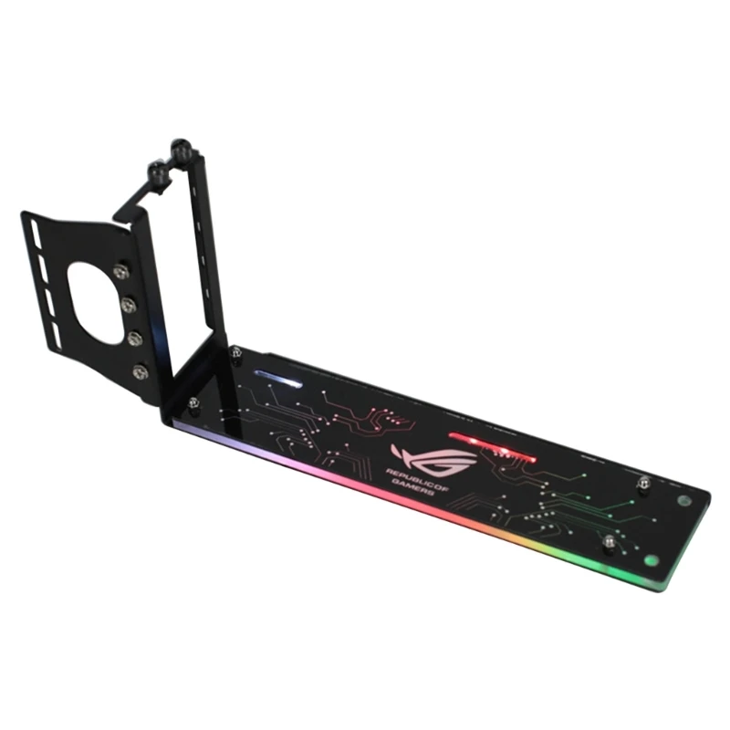 5V Vertically Graphics Card Bracket GPU LED Holder 5V ARGB Light Synchronization