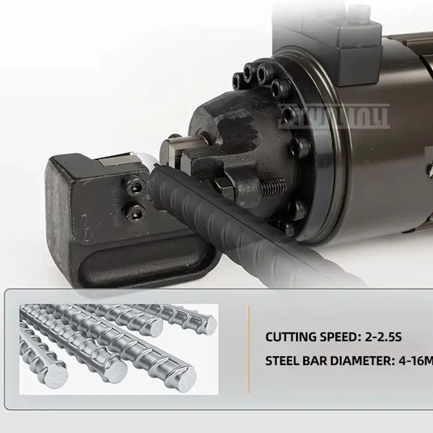 

Electric Steel Bar Cutter 16-28mm Portable Hydraulic Rebar Cutting Machine Handheld Reinforcement Shear Steel Bar Scissors